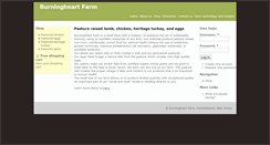 Desktop Screenshot of burningheartfarm.com